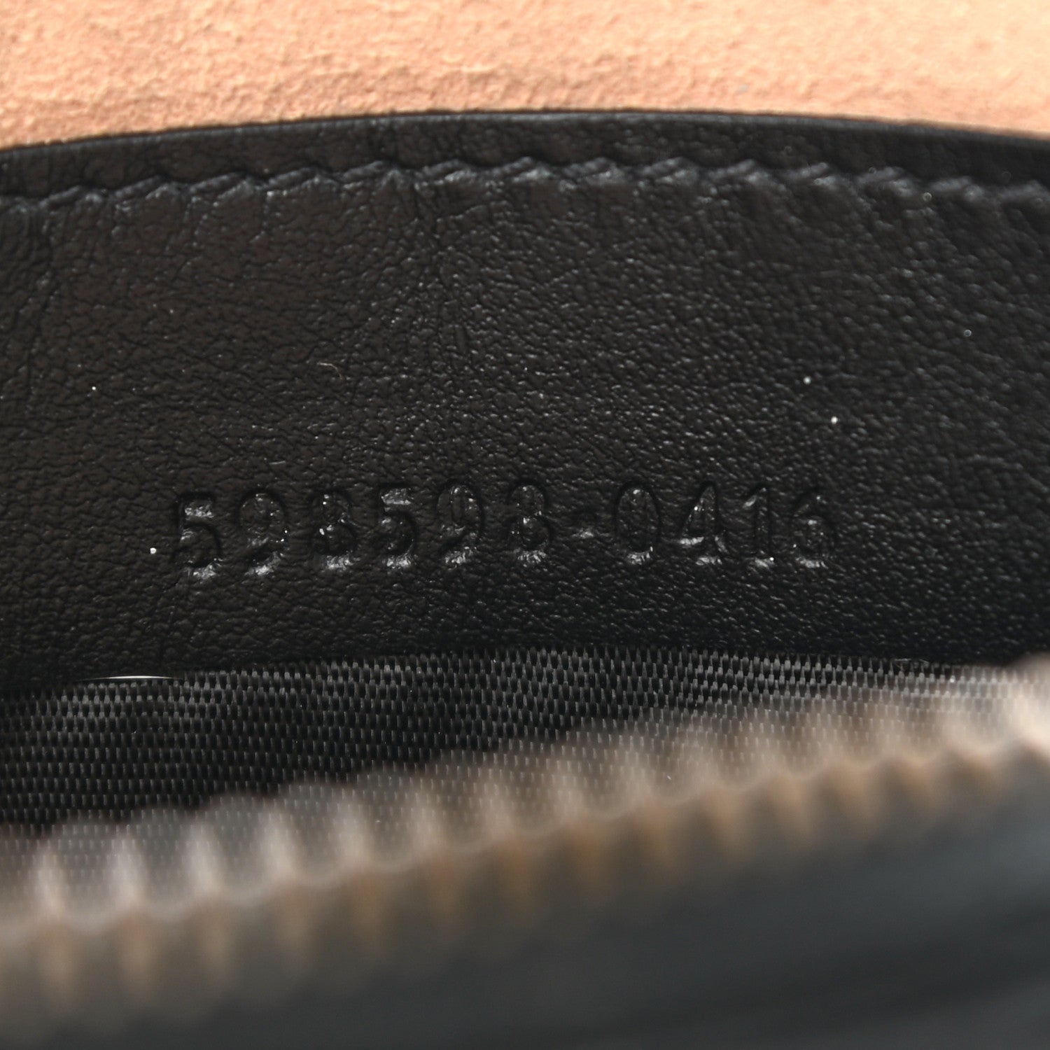 Gucci Calfskin Matelasse GG Marmont Wrist Wallet Black 7 of 9