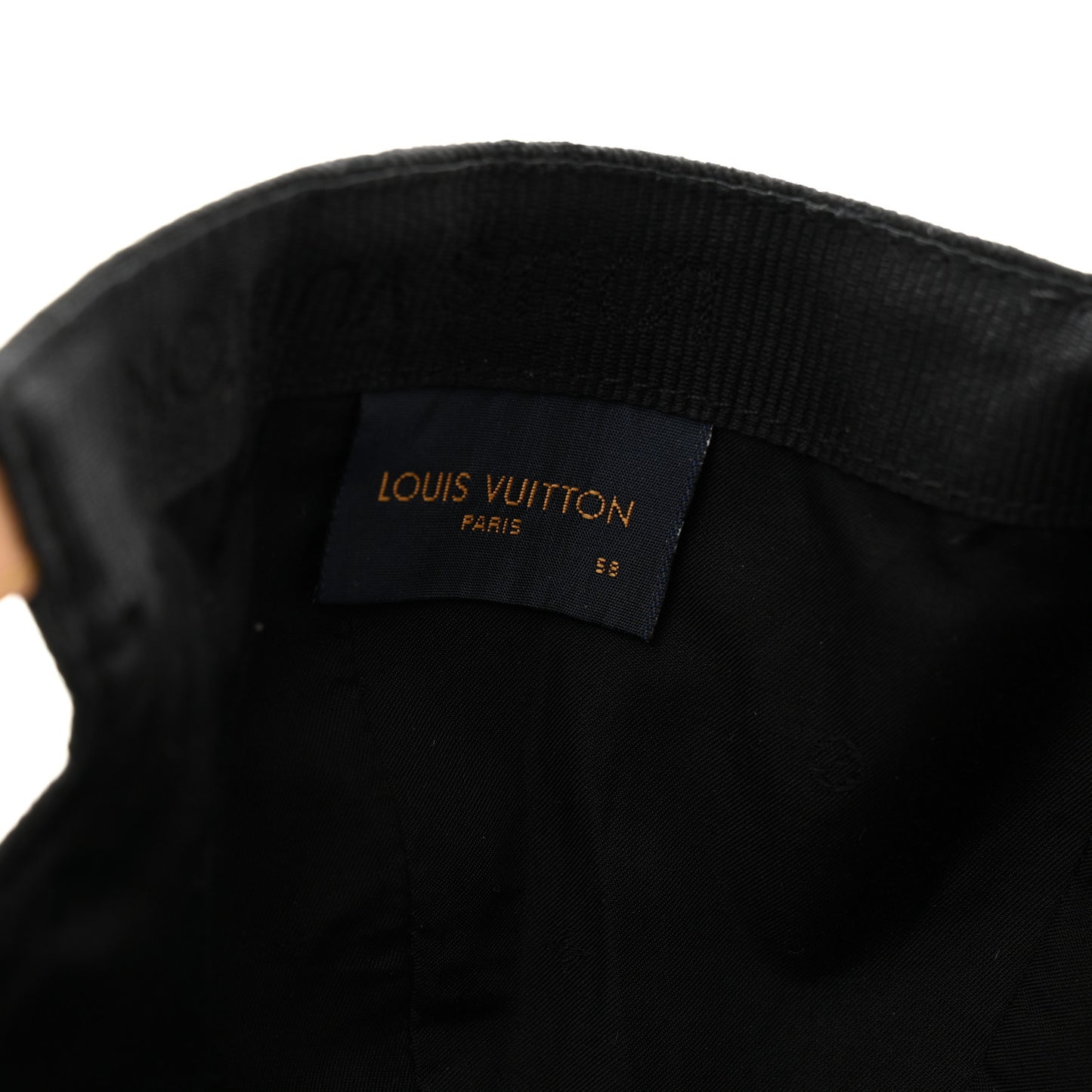 Monogram Jacquard Essential Cap Black