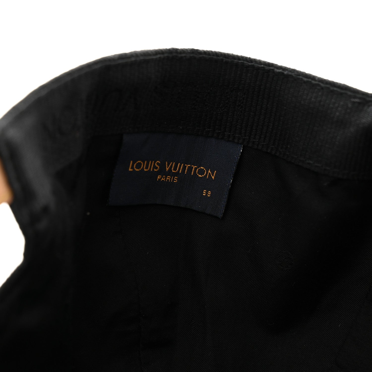 Louis Vuitton Monogram Jacquard Essential Cap Black 8 of 9
