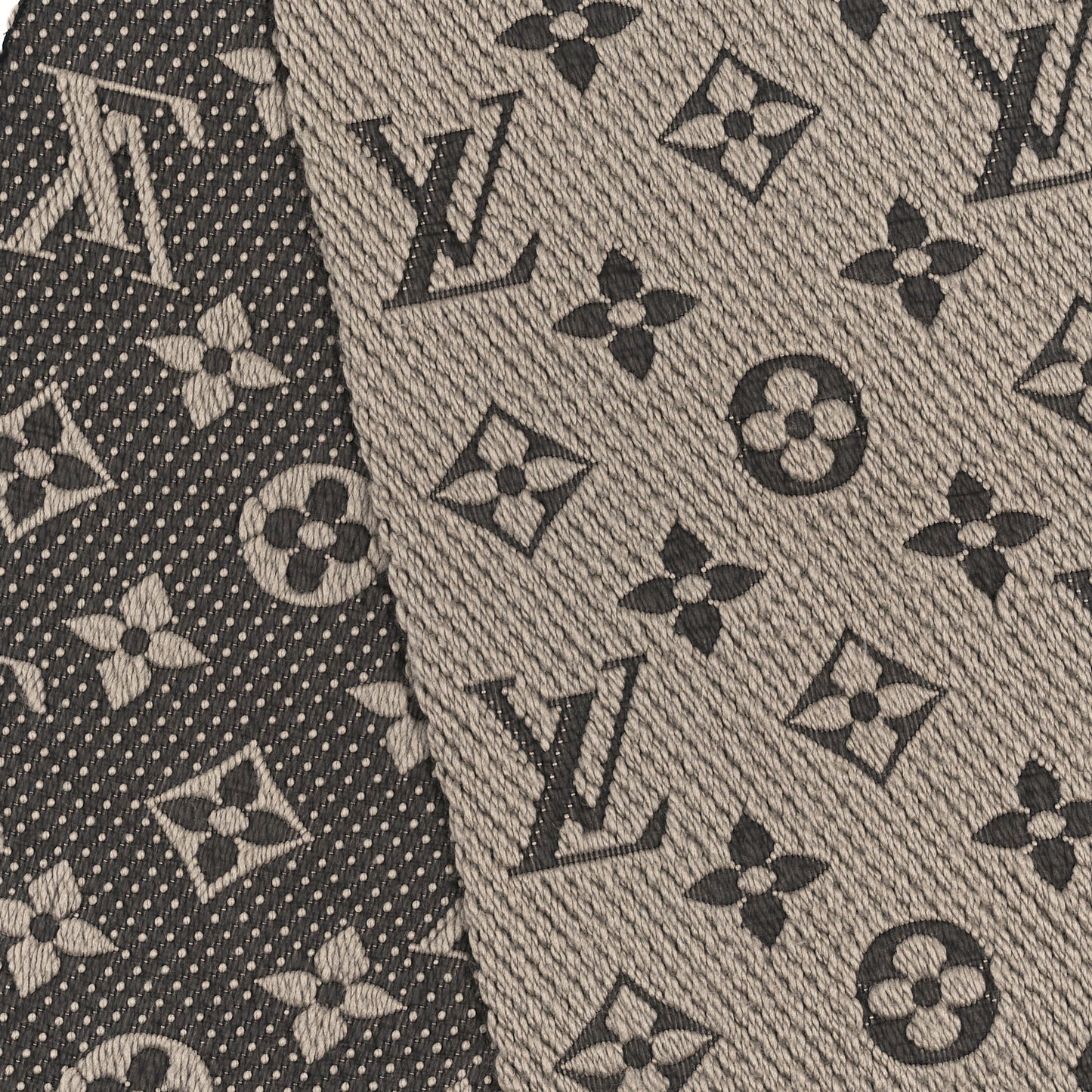 Wool Silk Logomania Scarf Verone