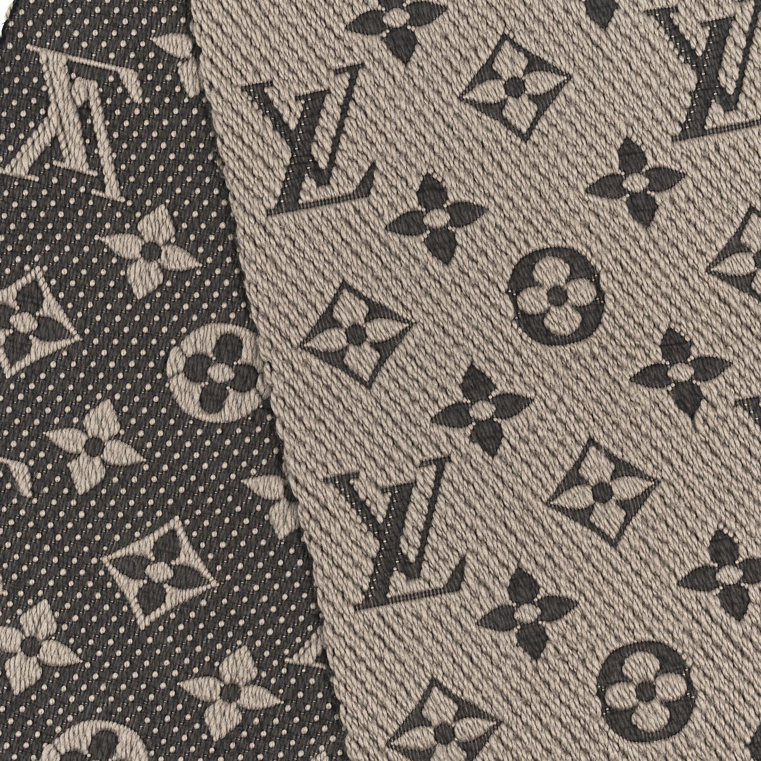 Louis Vuitton Wool Silk Logomania Scarf Verone 3 of 4