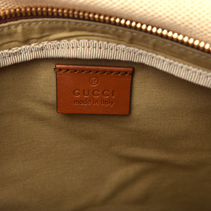 Gucci Vintage Canvas Web Belt Bag Sand Cuir 6 of 10