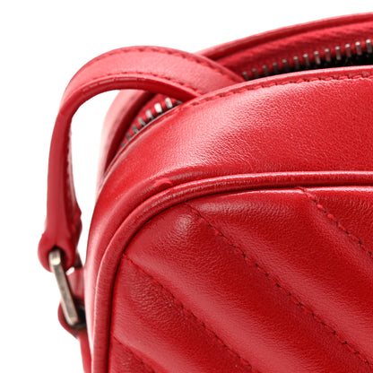 Saint Laurent Calfskin Matelasse Monogram Lou Camera Bag Rouge Eros 11 of 11