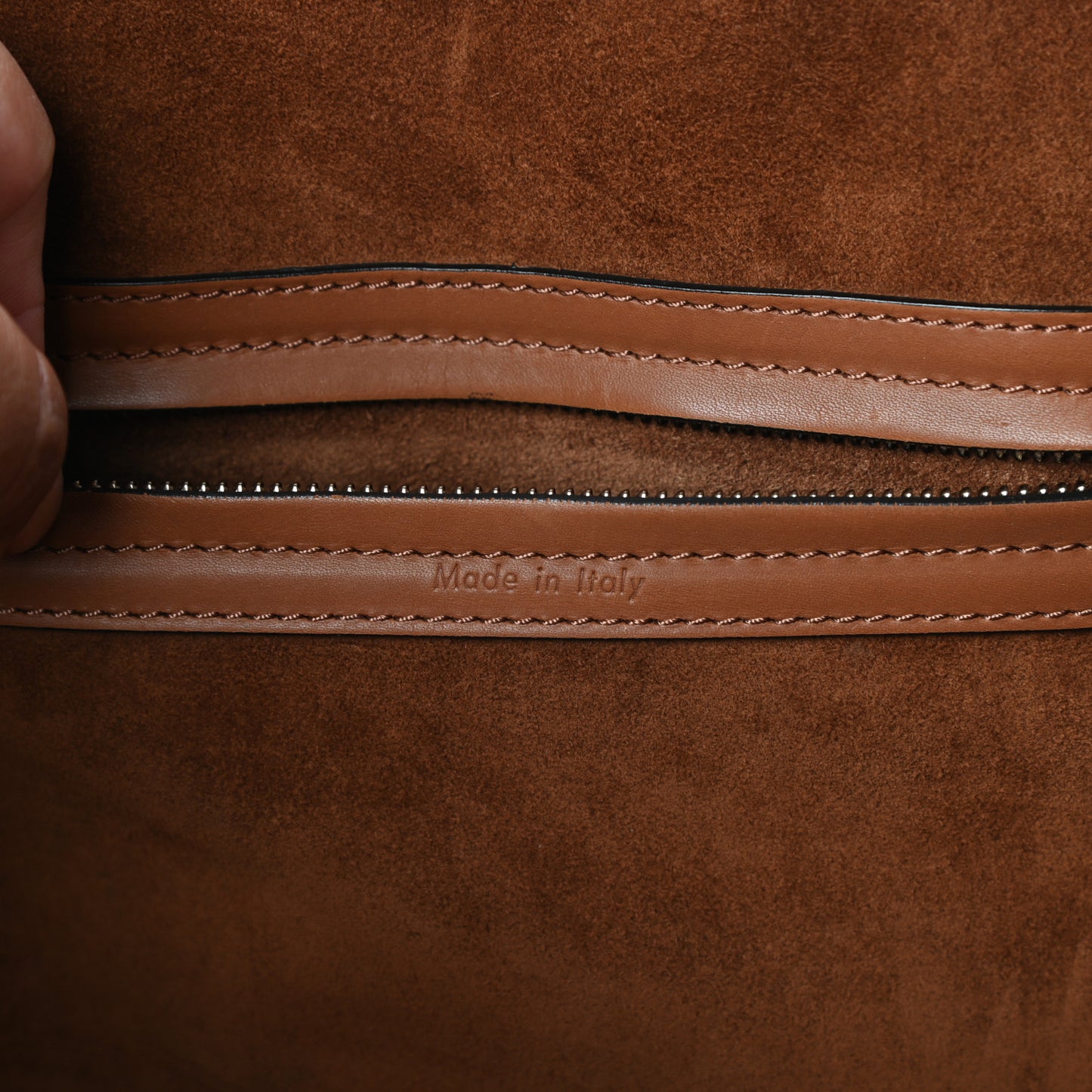 Natural Calfskin Medium Phantom Luggage Tan
