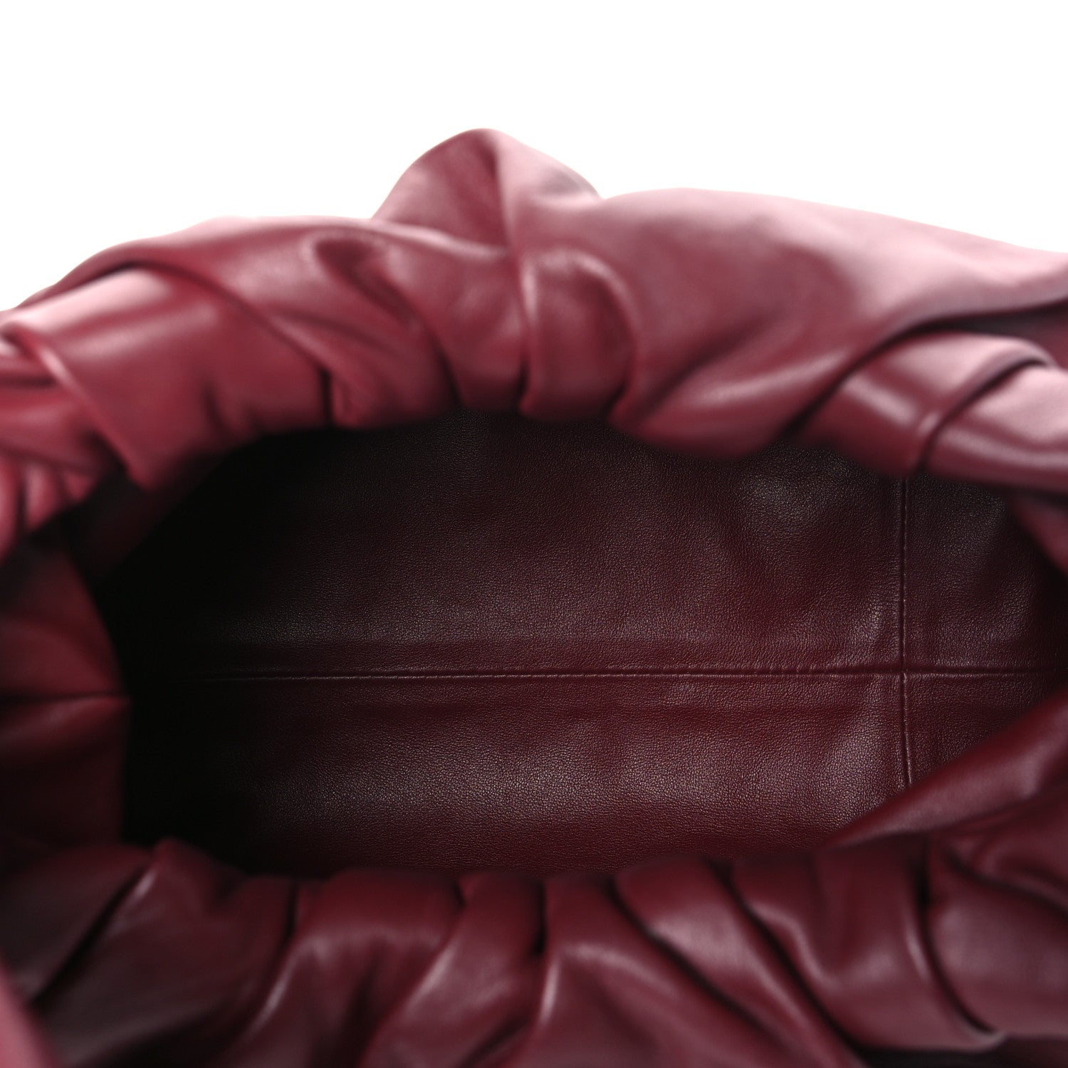 Bottega Veneta Smooth Butter Calfskin Small The Shoulder Pouch Dark Red 5 of 10