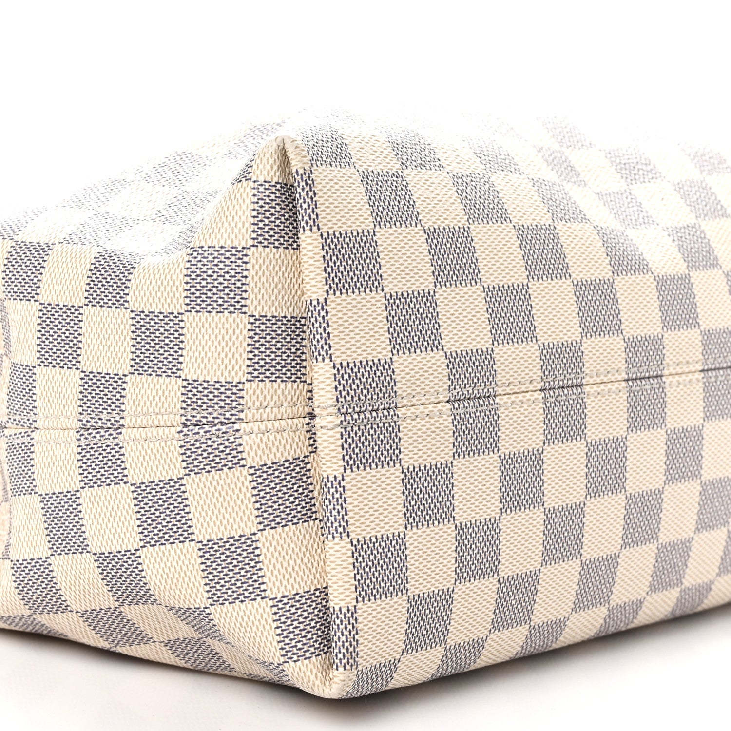 Louis Vuitton Damier Azur Graceful MM Rose Ballerine 9 of 10