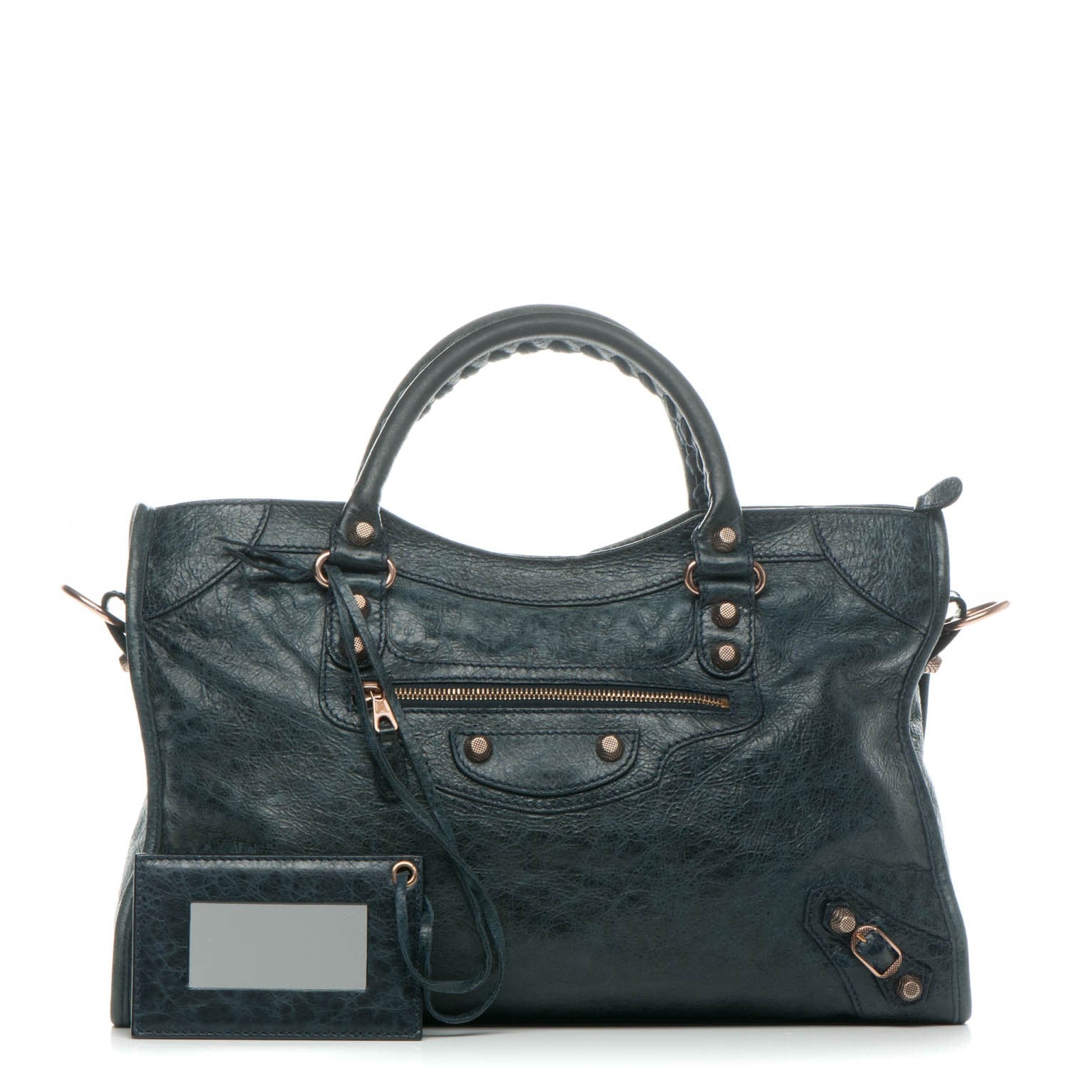 Balenciaga Agneau Giant 12 Rose Gold Hardware City Dark Night 1 of 7