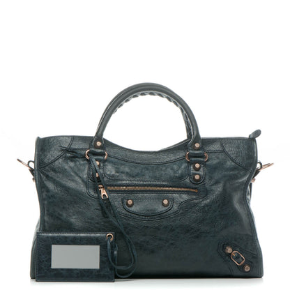 Balenciaga Agneau Giant 12 Rose Gold Hardware City Dark Night 1 of 7