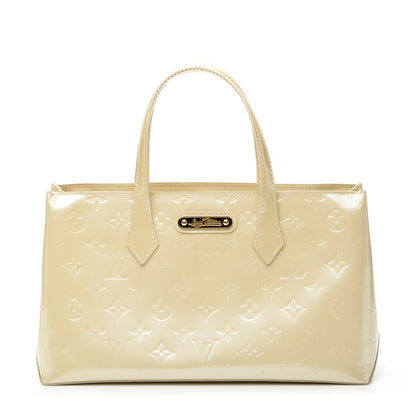 Louis Vuitton Vernis Wilshire PM Blanc Corail 1 of 6