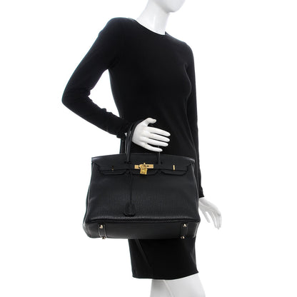 Hermes Togo Birkin 35 Black 2 of 35