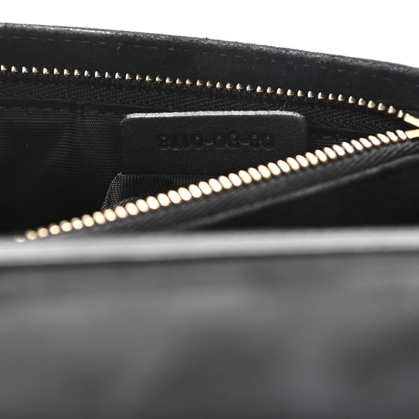 Lambskin Studded Micro Diorama Flap Bag Black