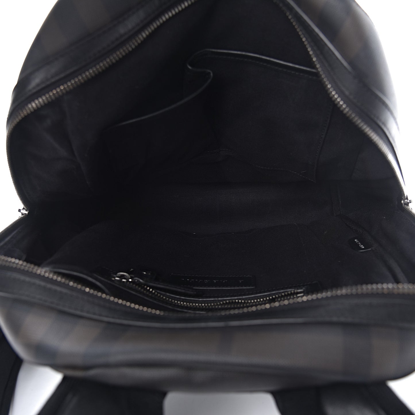 Smoked Check Backpack Black Brown