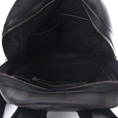 Burberry Smoked Check Backpack Black Brown 5 of 16
