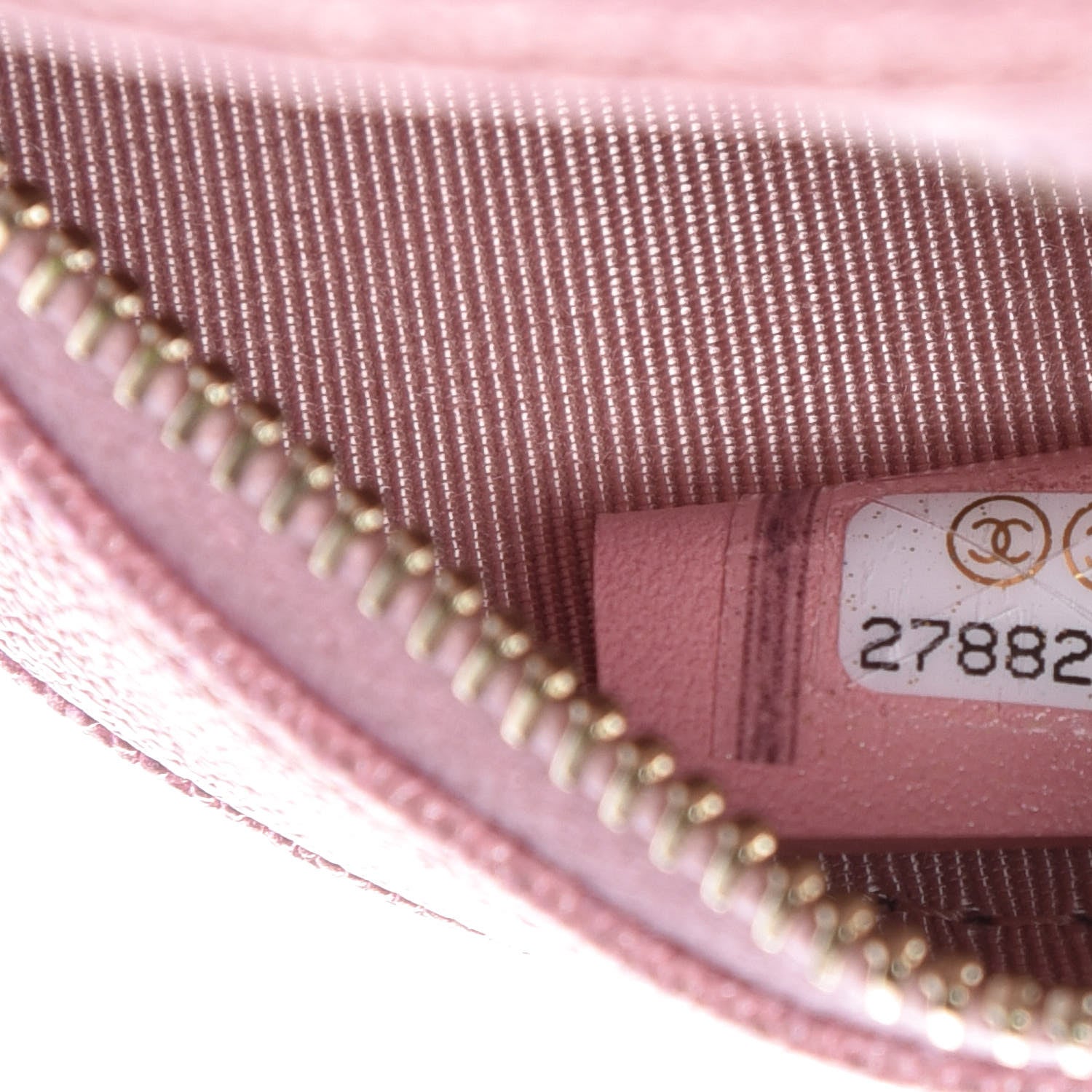Chanel Iridescent Caviar Quilted Round Clutch With Chain Pink 7 of 8