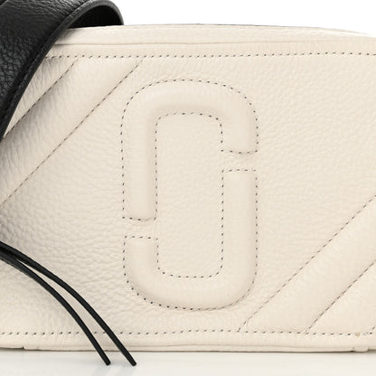 Marc Jacobs Grained Calfskin Quilted The Moto Shot 21 Bag White 9 of 11