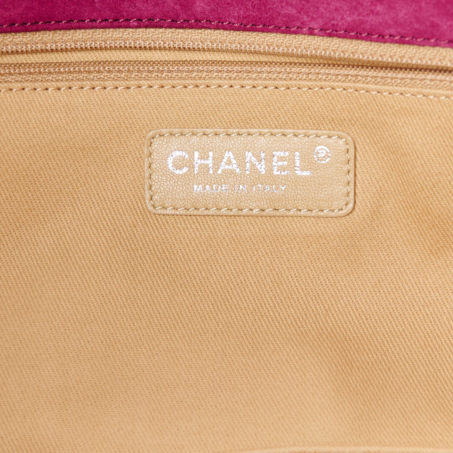 Chanel Suede Stitched Jumbo Saltire Single Flap Purple 6 of 11