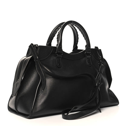 Balenciaga Grained Calfskin Black Hardware Neo Classic City Black 3 of 10