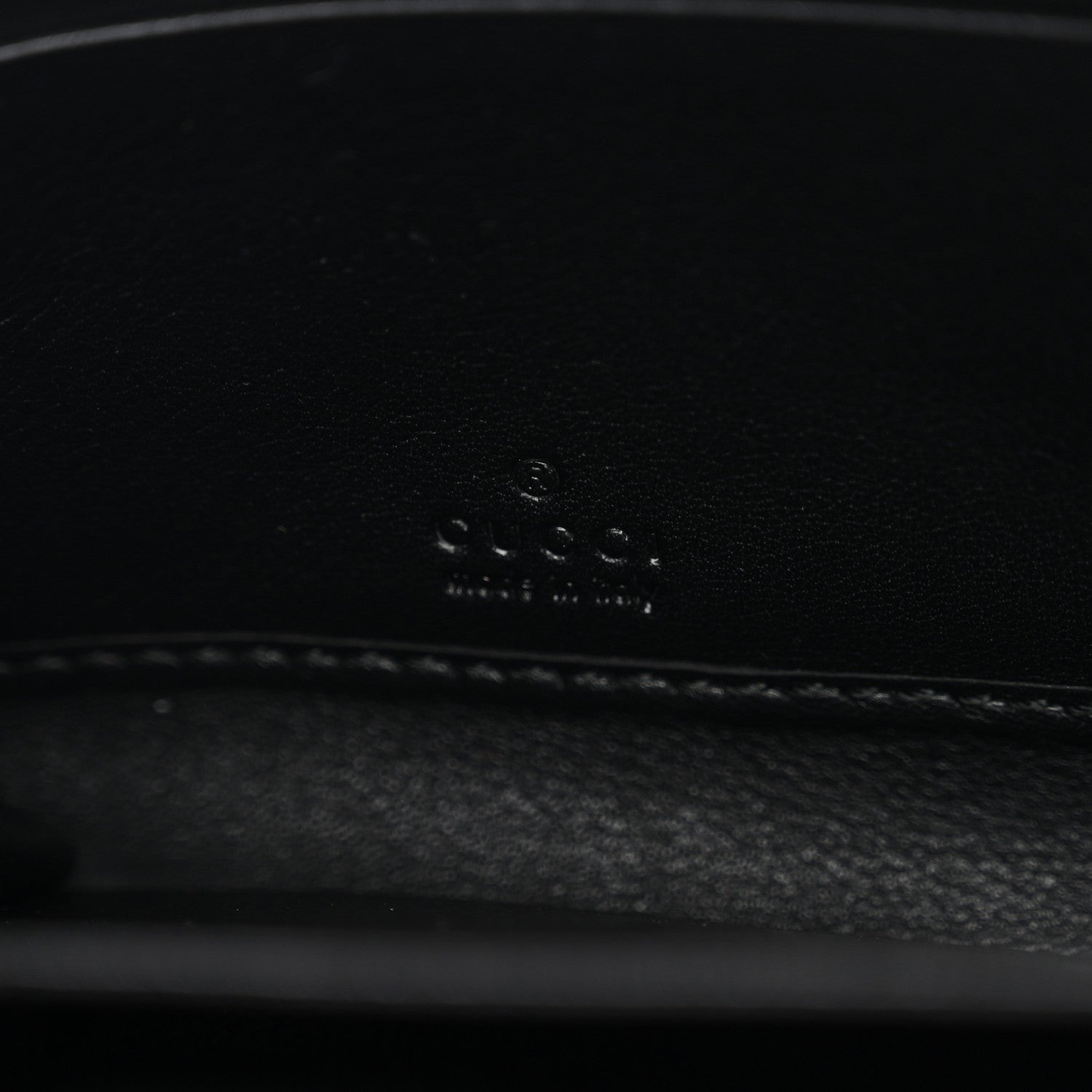 Gucci Guccissima Large Twins Zip Around Wallet Black 6 of 8