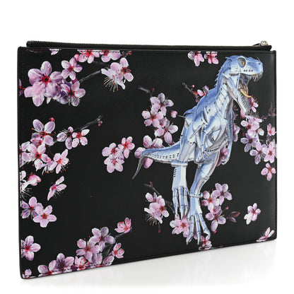 Christian Dior x Sorayama Calfskin Zipped Pouch Black 3 of 11