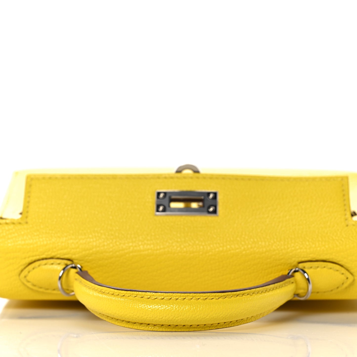 Chevre Mysore Mini Kelly Sellier 20 Jaune Citron
