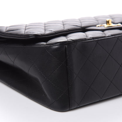 Chanel Lambskin Quilted Maxi Double Flap Black 13 of 16
