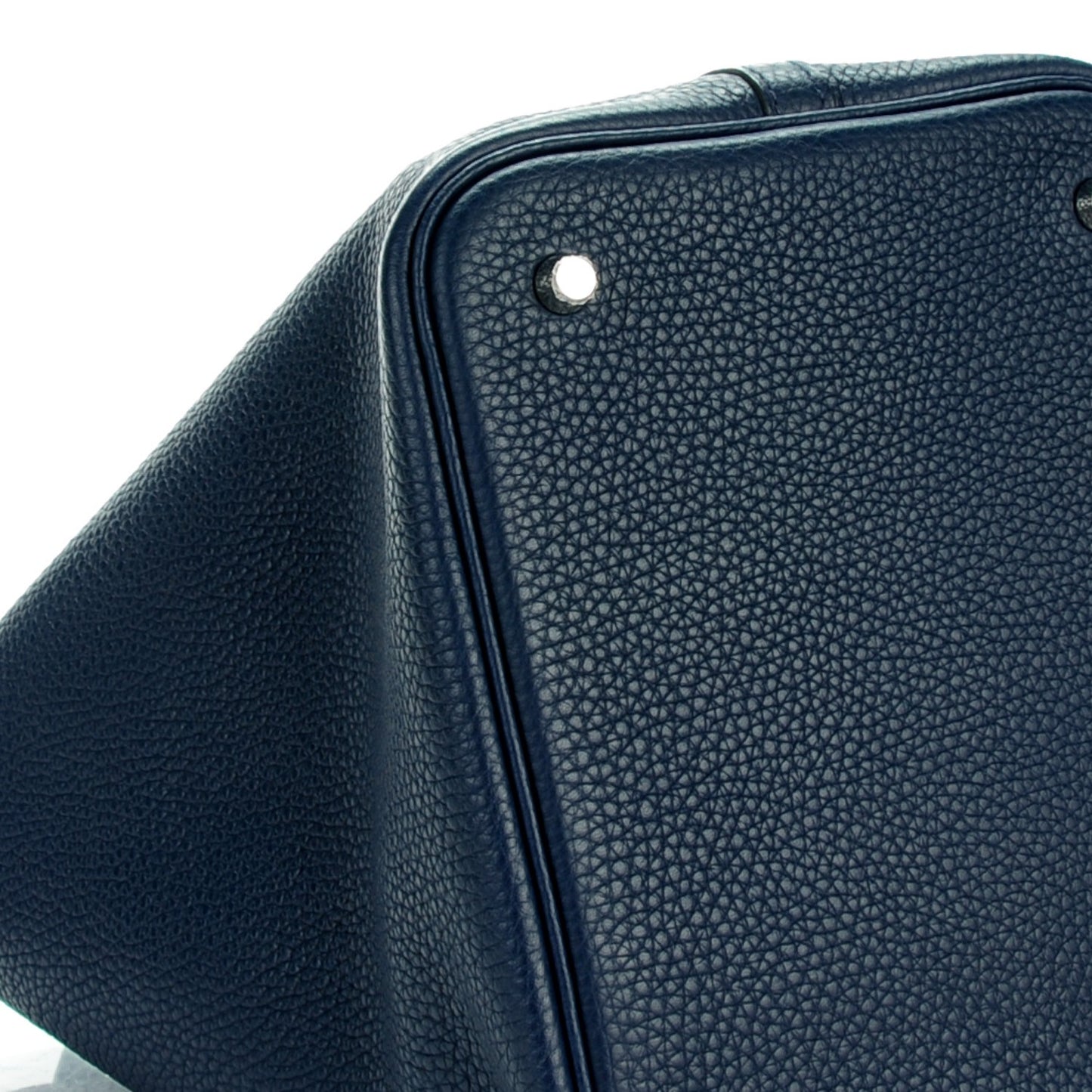 Taurillon Clemence Picotin Lock 22 MM Bleu Nuit