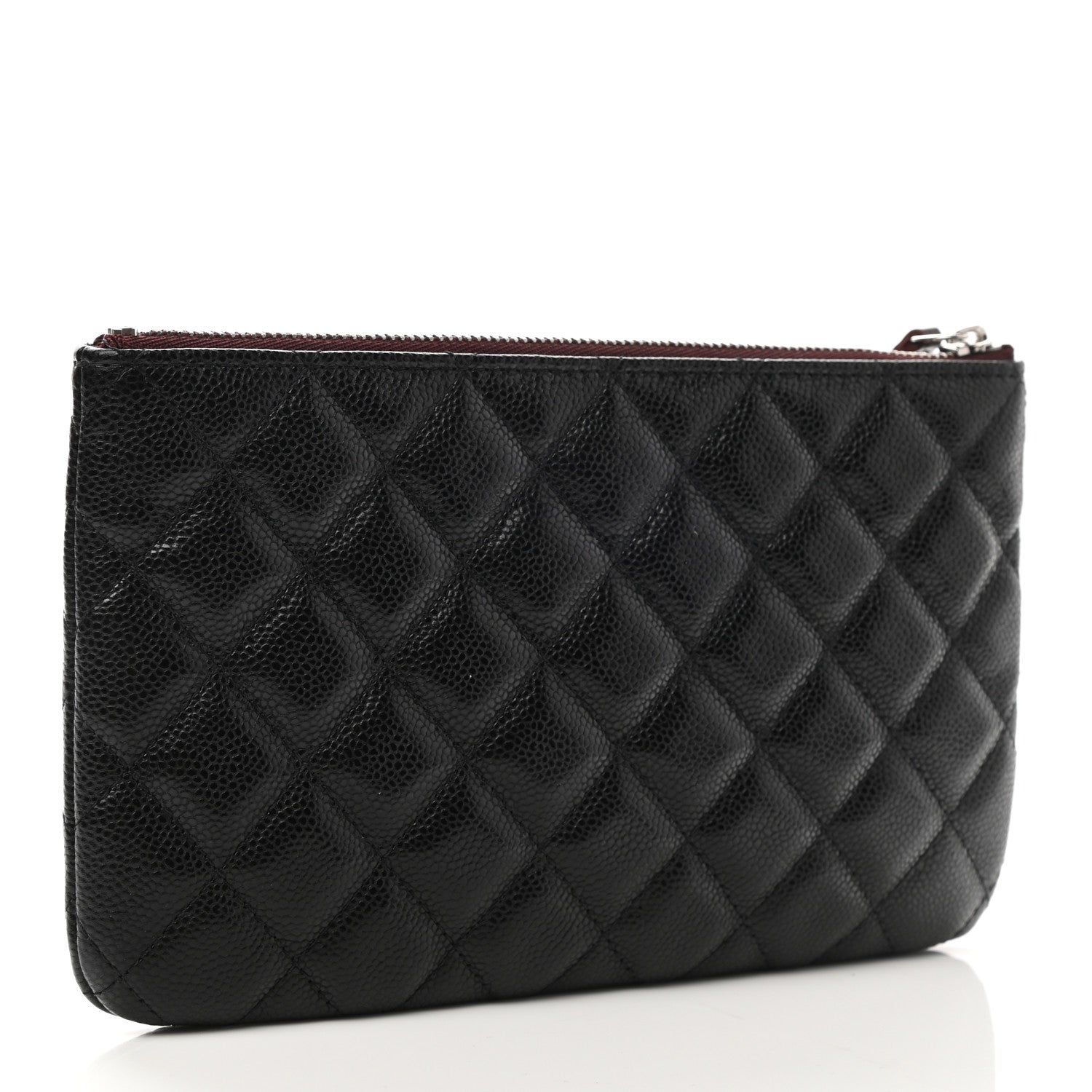 Chanel Caviar Quilted Cosmetic Case Black 3 of 8