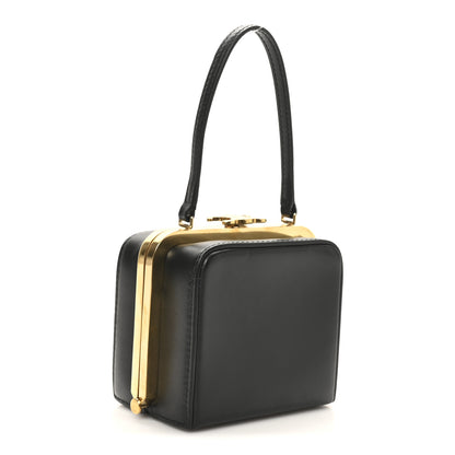 Celine Shiny Calfskin Lana Triomphe Minaudiere Black 3 of 9