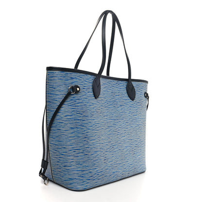 Louis Vuitton Epi Neverfull MM Denim Light 4 of 13