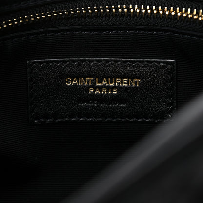 Saint Laurent Lambskin Quilted Victoire Camera Bag Black 6 of 9