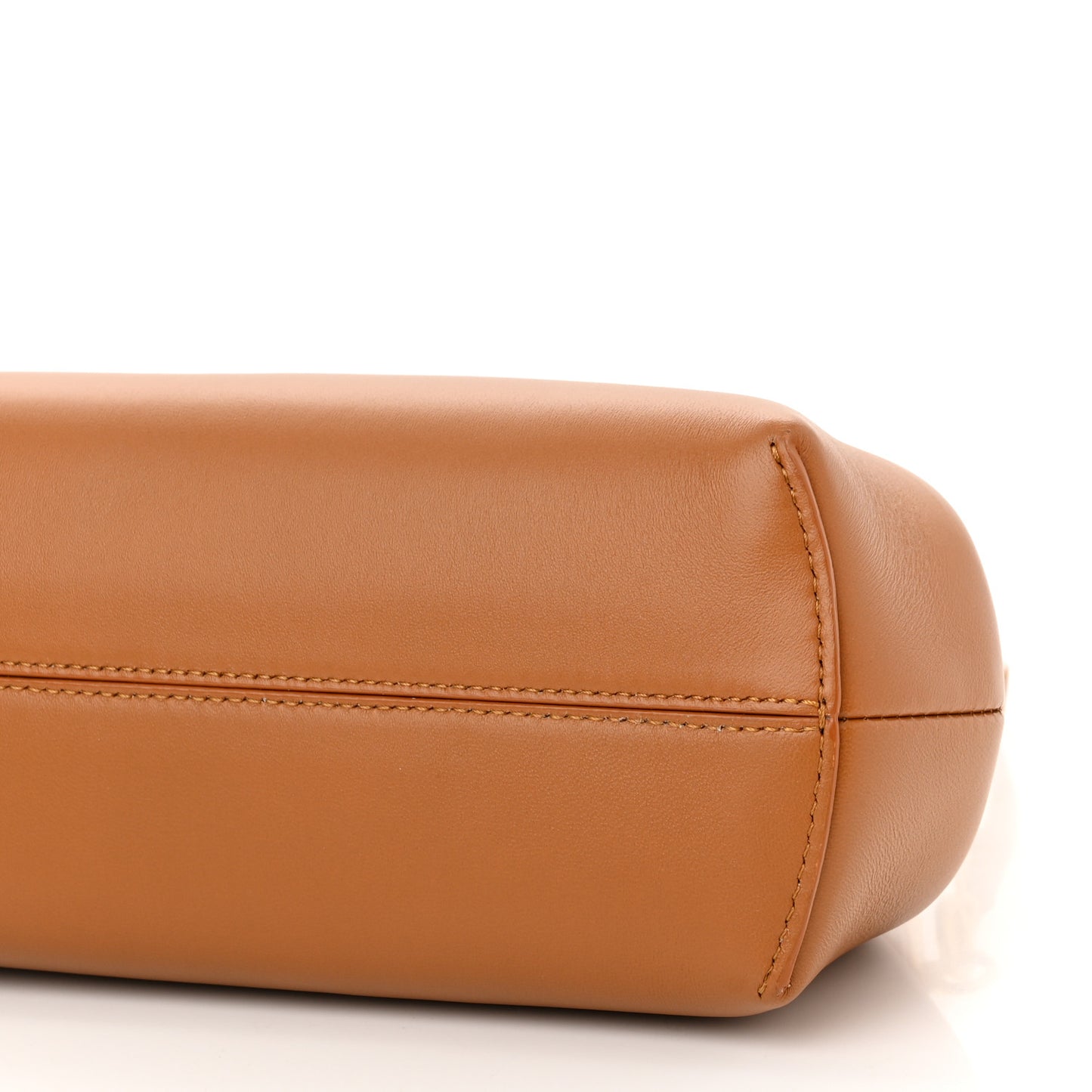 Shiny Nappa Small Fendi First Caramello