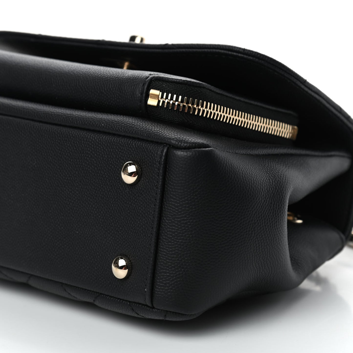 Caviar Quilted Small Business Affinity Flap Black