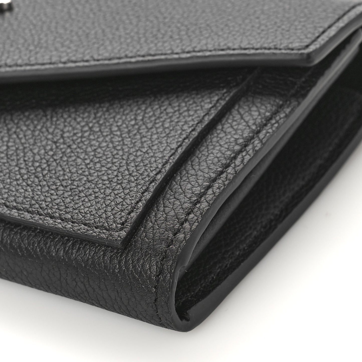 Soft Calfskin My Lockme Wallet Black