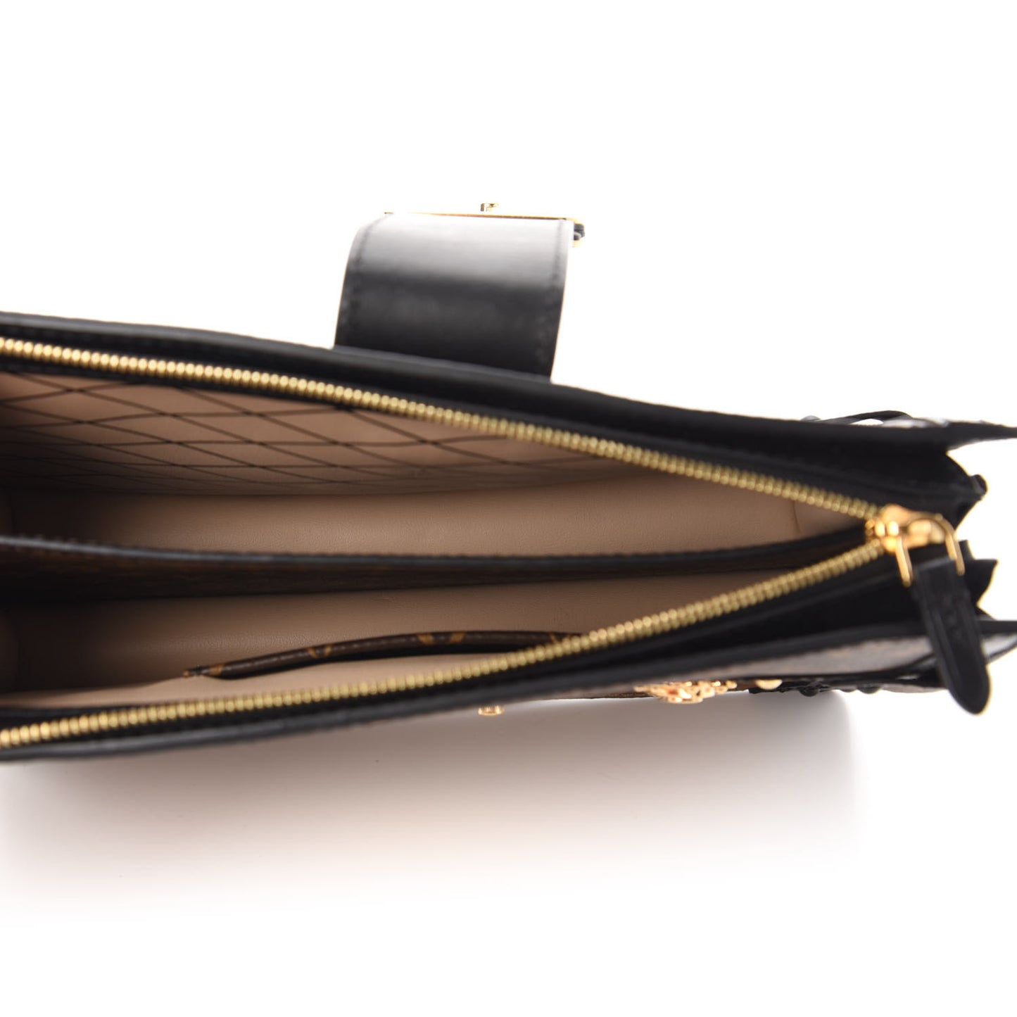Reverse Monogram Trunk Clutch