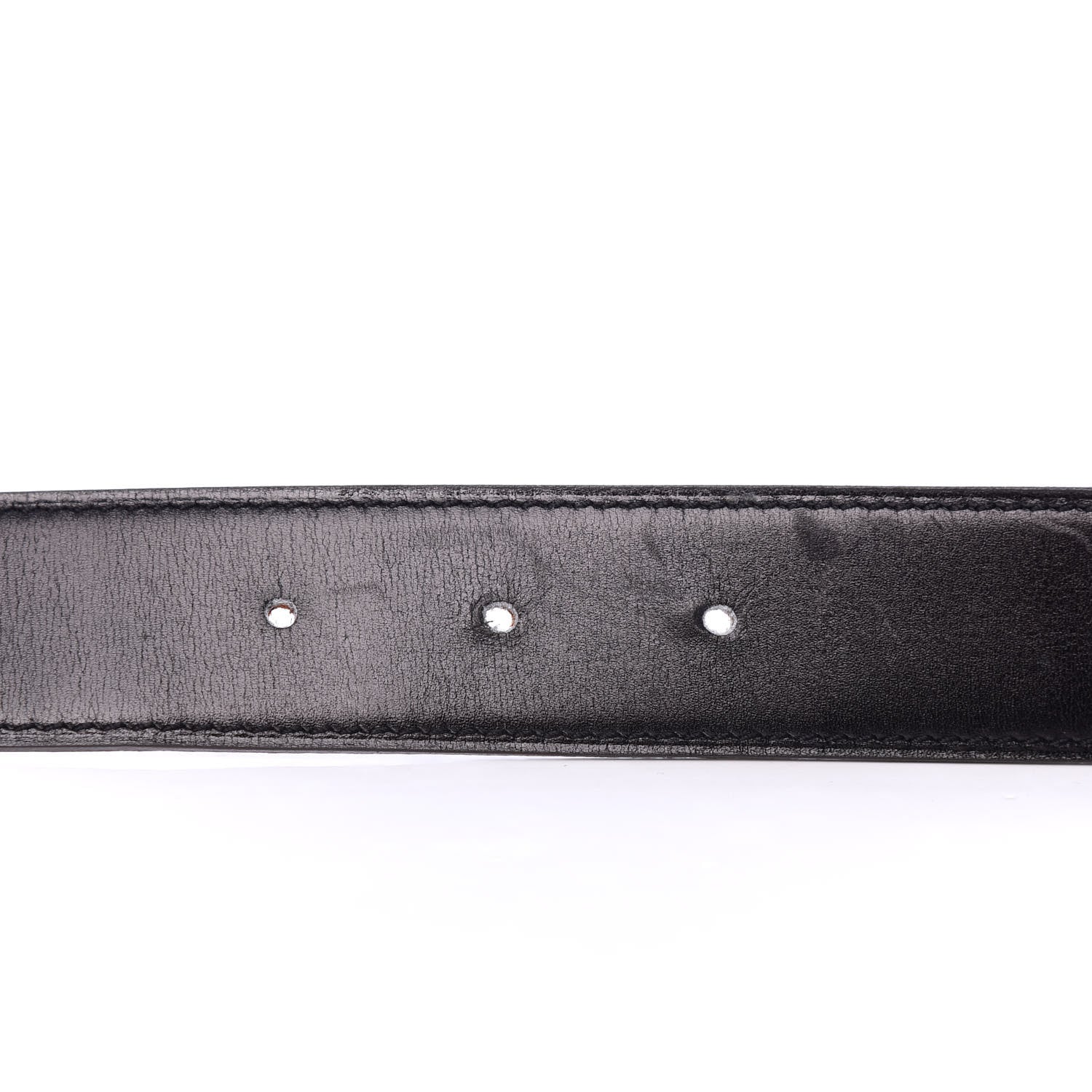 Hermes Box Togo 32mm H Belt 85 Black Gold 3 of 6