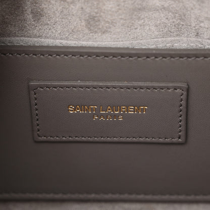 Saint Laurent Calfskin Classic Baby Duffle Fog 6 of 12