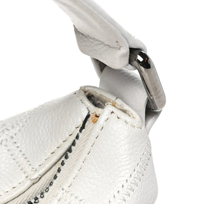Chanel Caviar Square Stitched Bag White 12 of 14