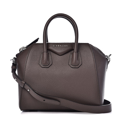 Givenchy Sugar Goatskin Mini Antigona Heather Grey 1 of 10