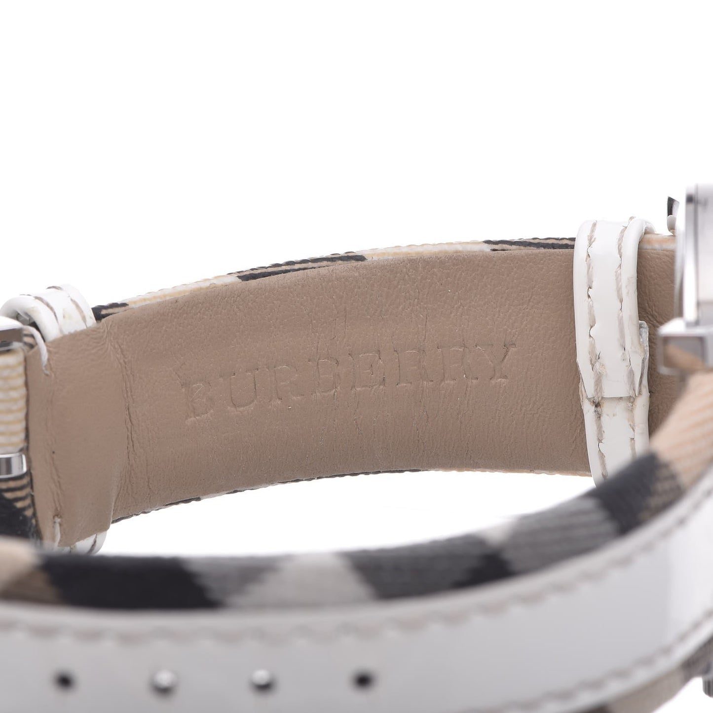 Stainless Steel Calfskin 38mm Nova Check Quartz Watch BU1379