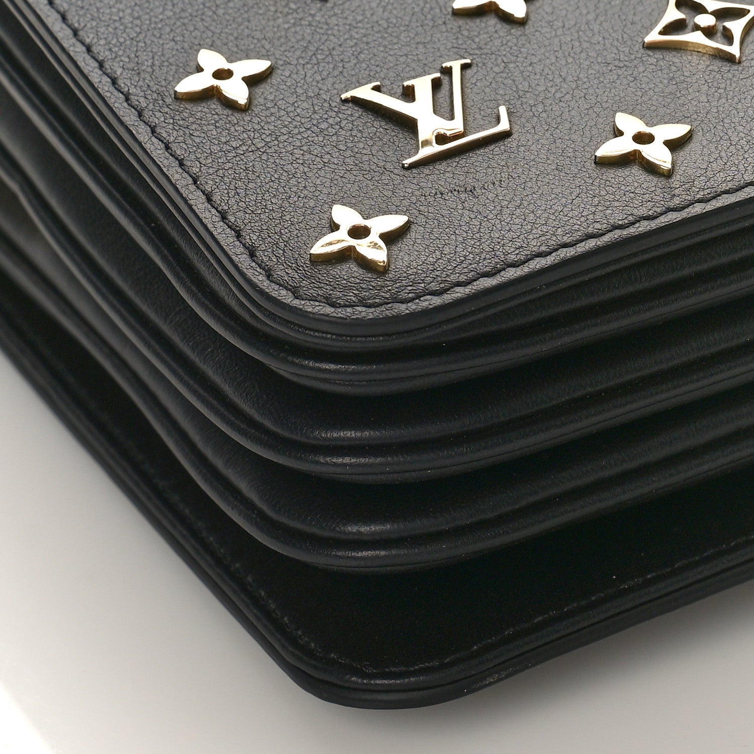 Louis Vuitton Calfskin Monogram Metal Rendez-Vous Black 8 of 9