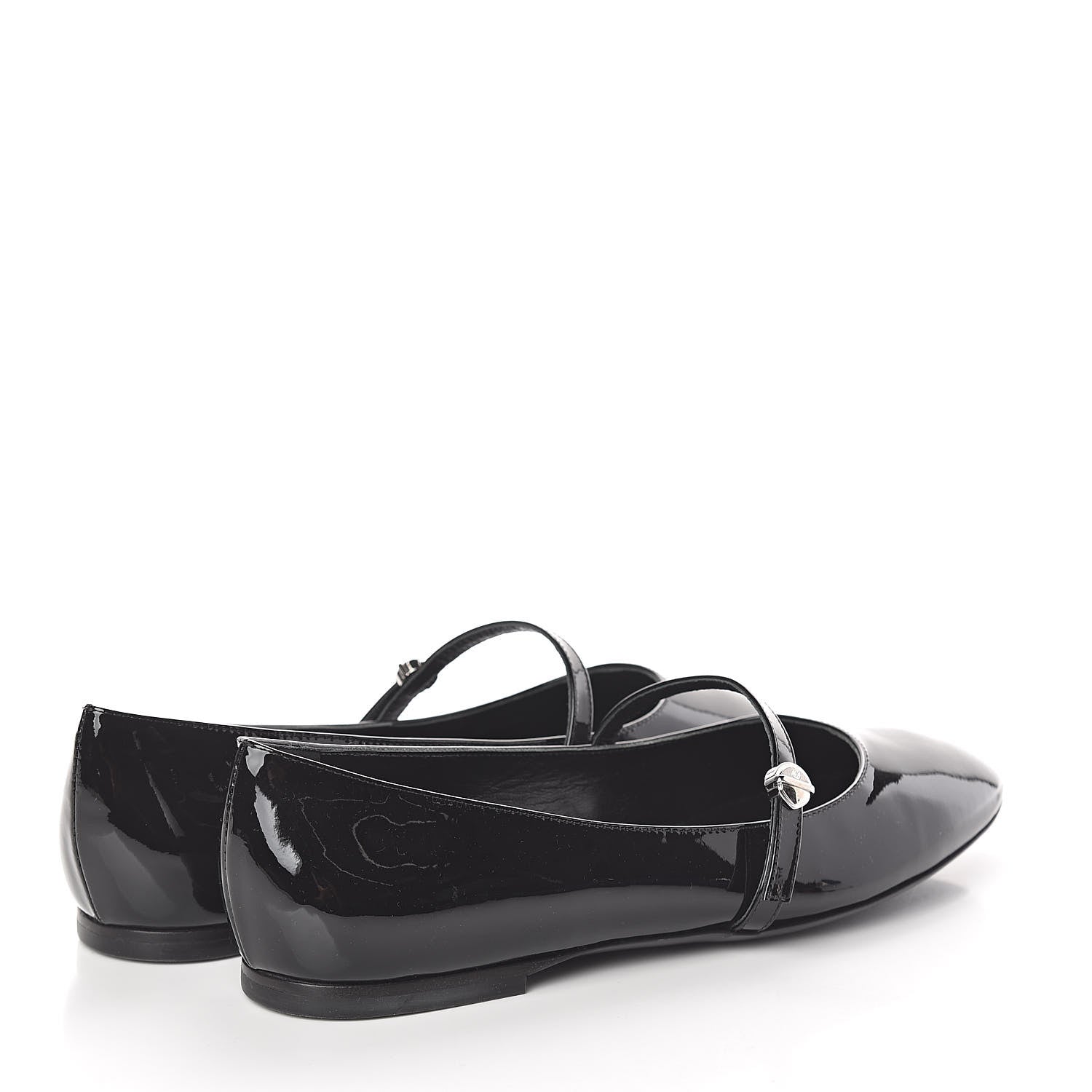 Louis Vuitton Patent Uniformes Ballet Flats 38 Black 4 of 7