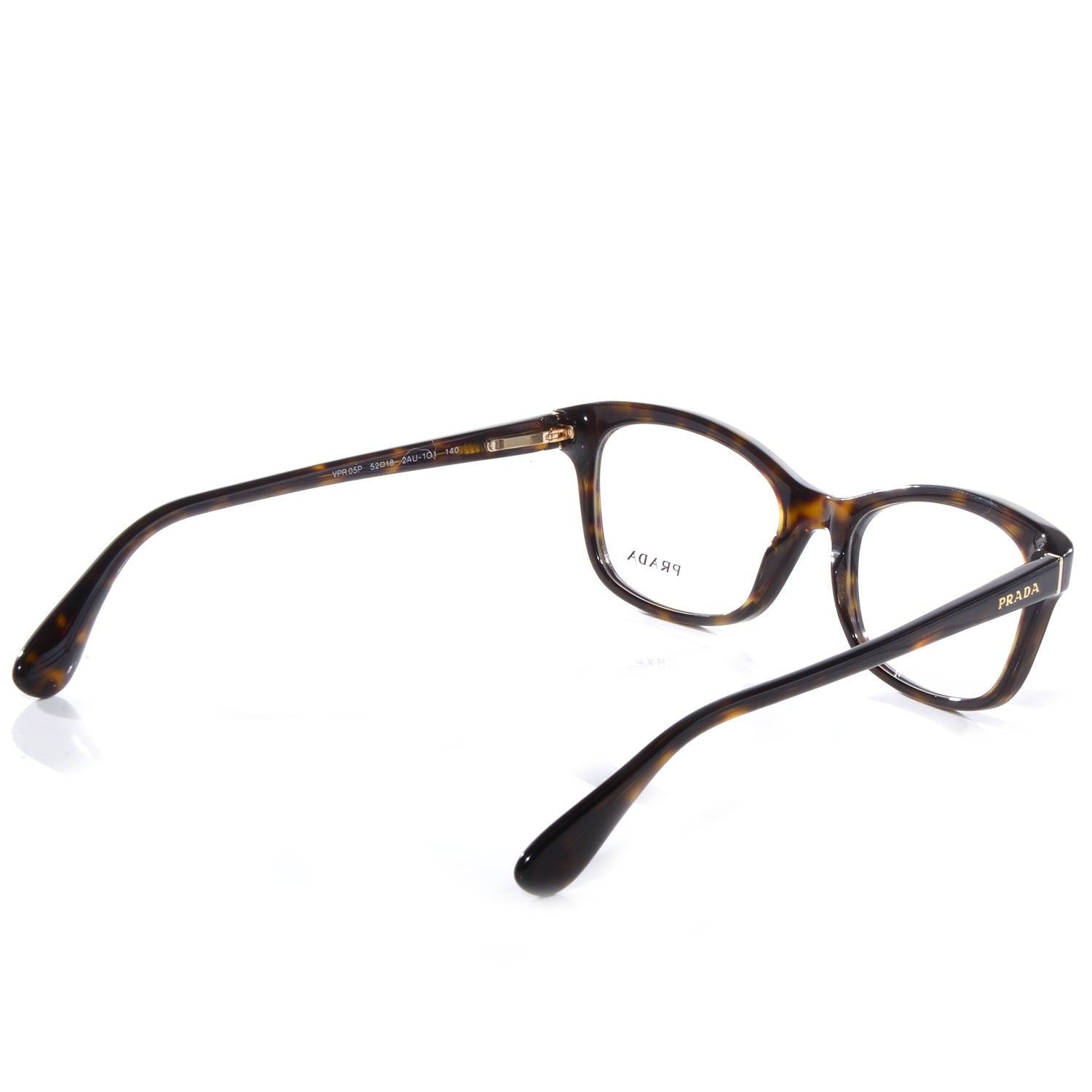 Prada Tortoise Eye Glasses VPR 05P 2 of 4