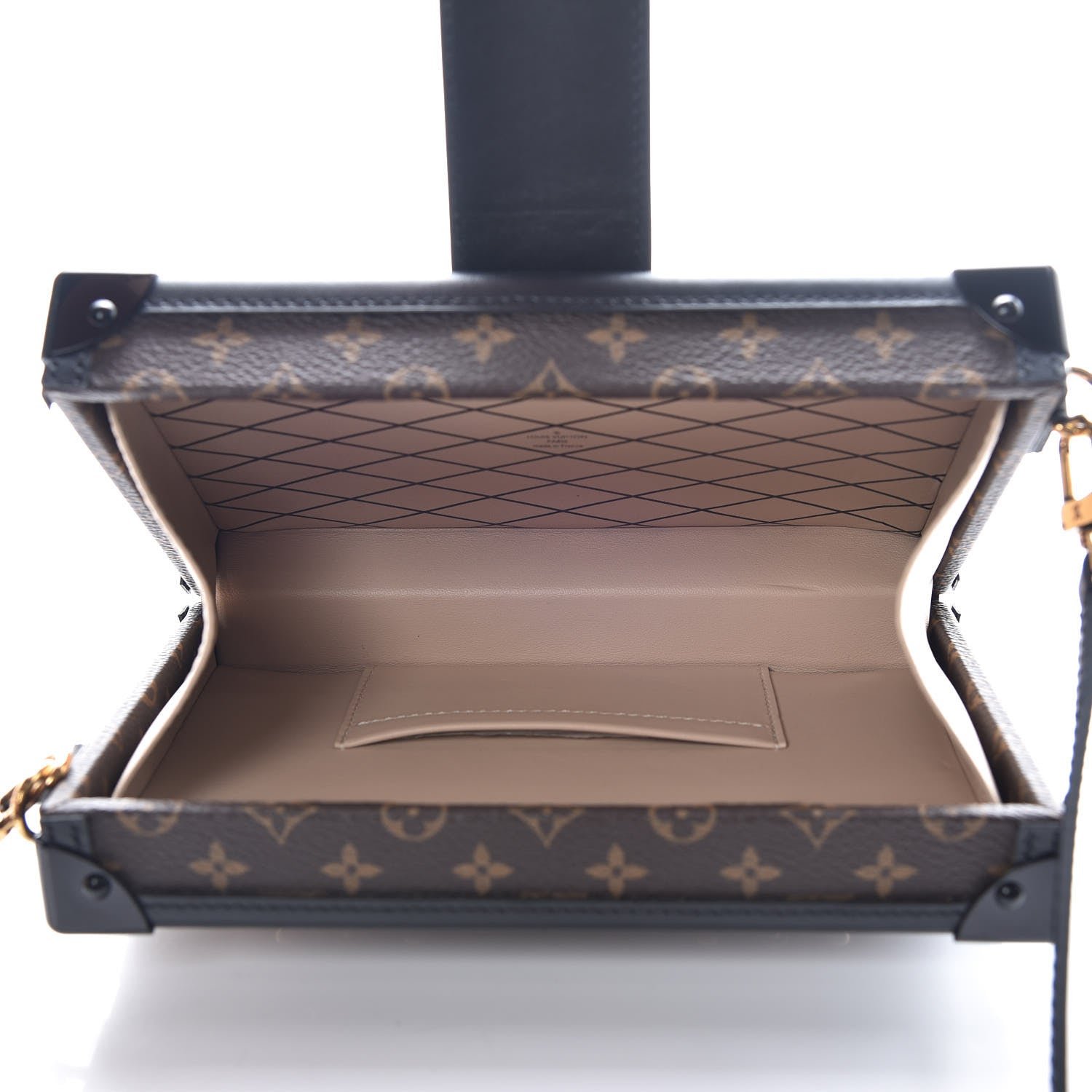 Louis Vuitton Monogram Petite Malle Black 7 of 10