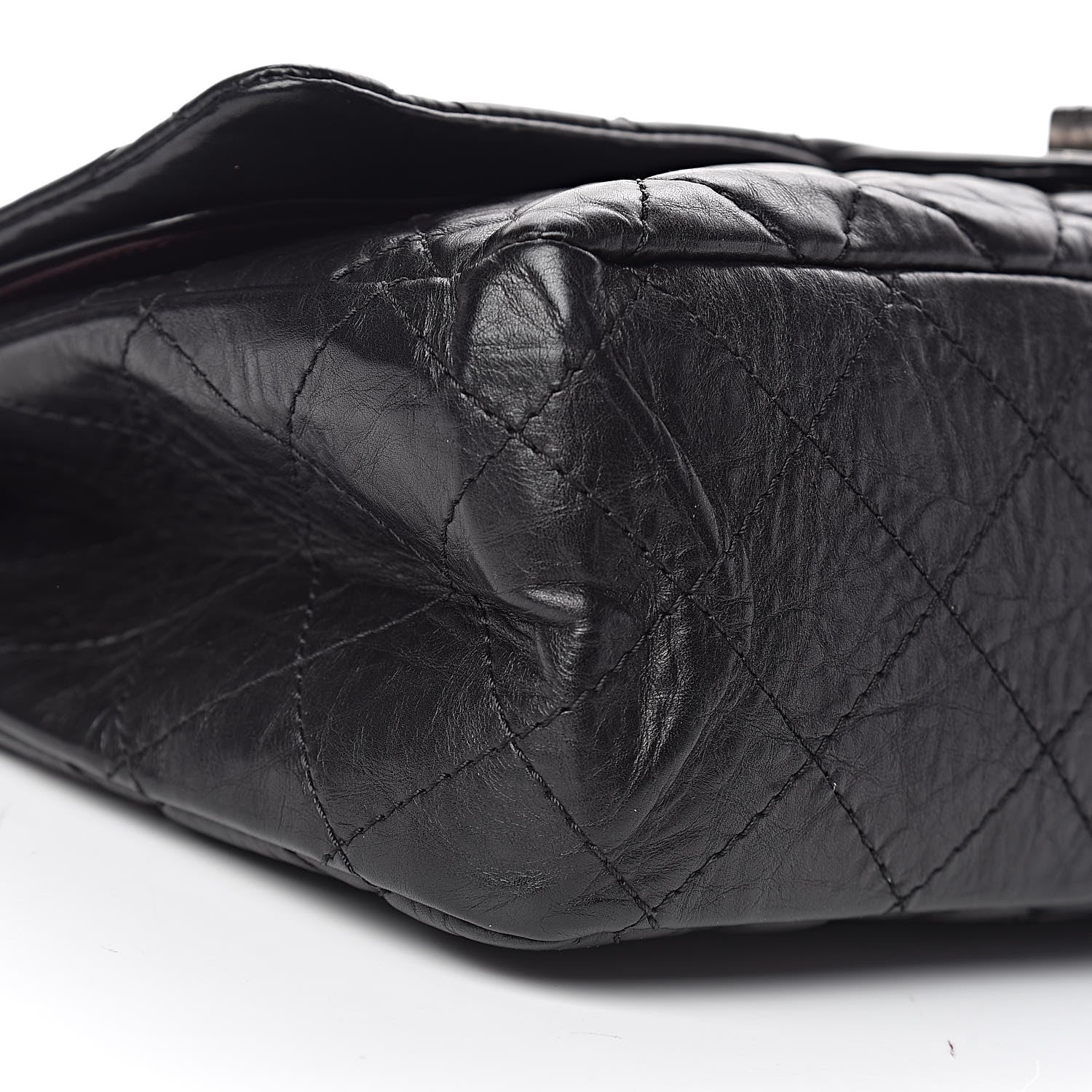 Chanel Aged Calfskin Quilted 2.55 Reissue 227 Flap Black 13 of 14