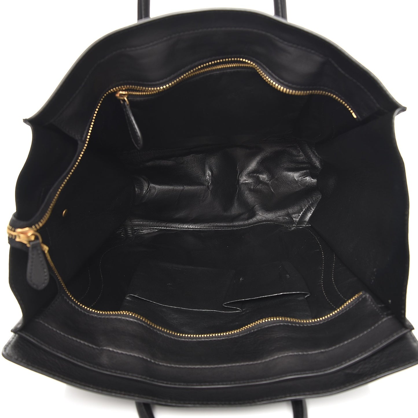 Smooth Calfskin Large Luggage Black