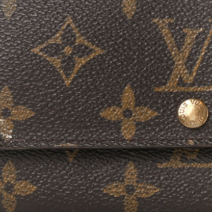 Louis Vuitton Monogram Porte-Monnaie Billets Tresor Wallet 9 of 12