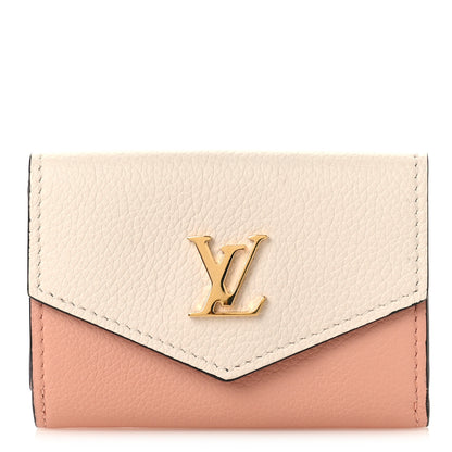 Louis Vuitton Calfskin Lockmini Wallet Quartz Rose Trianon 1 of 8