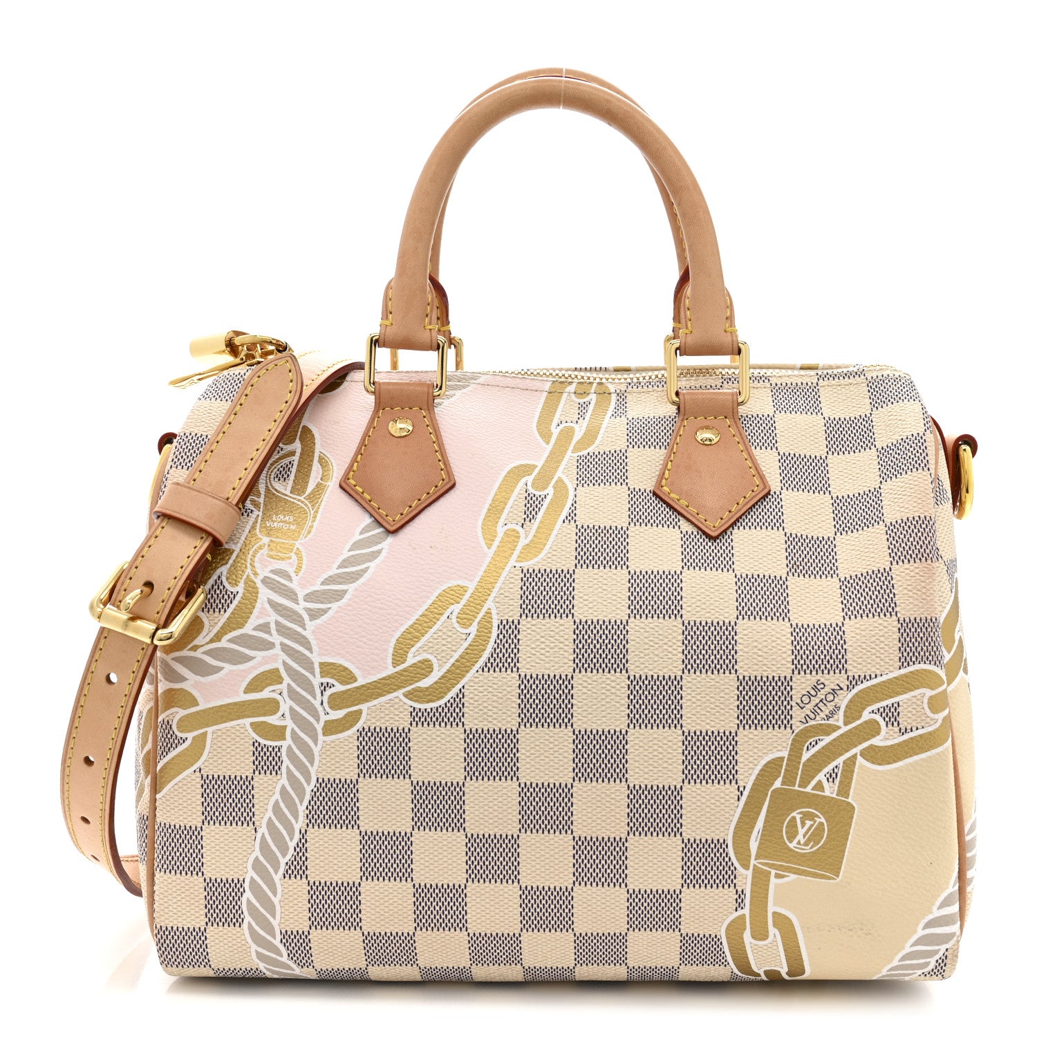 Louis Vuitton Damier Azur Nautical Speedy Bandouliere 25 1 of 14