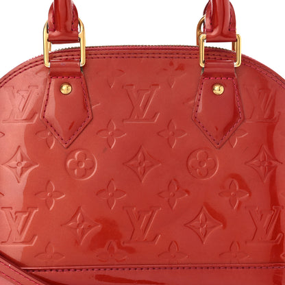 Louis Vuitton Vernis Alma BB Cherry 7 of 11