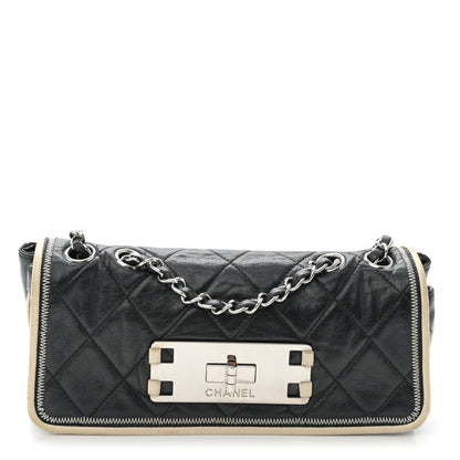 Chanel Lambskin East West Mademoiselle Flap Black 1 of 11